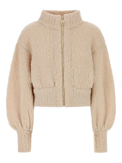ZIMMERMANN Hypnotic bouclé zip-front bomber jacket