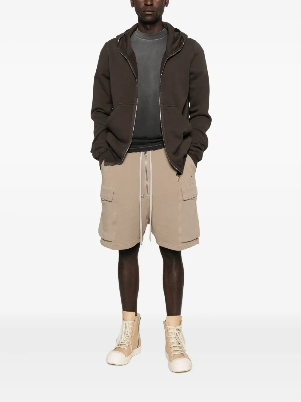Rick Owens DRKSHDW Cargobela cargo shorts - Beige
