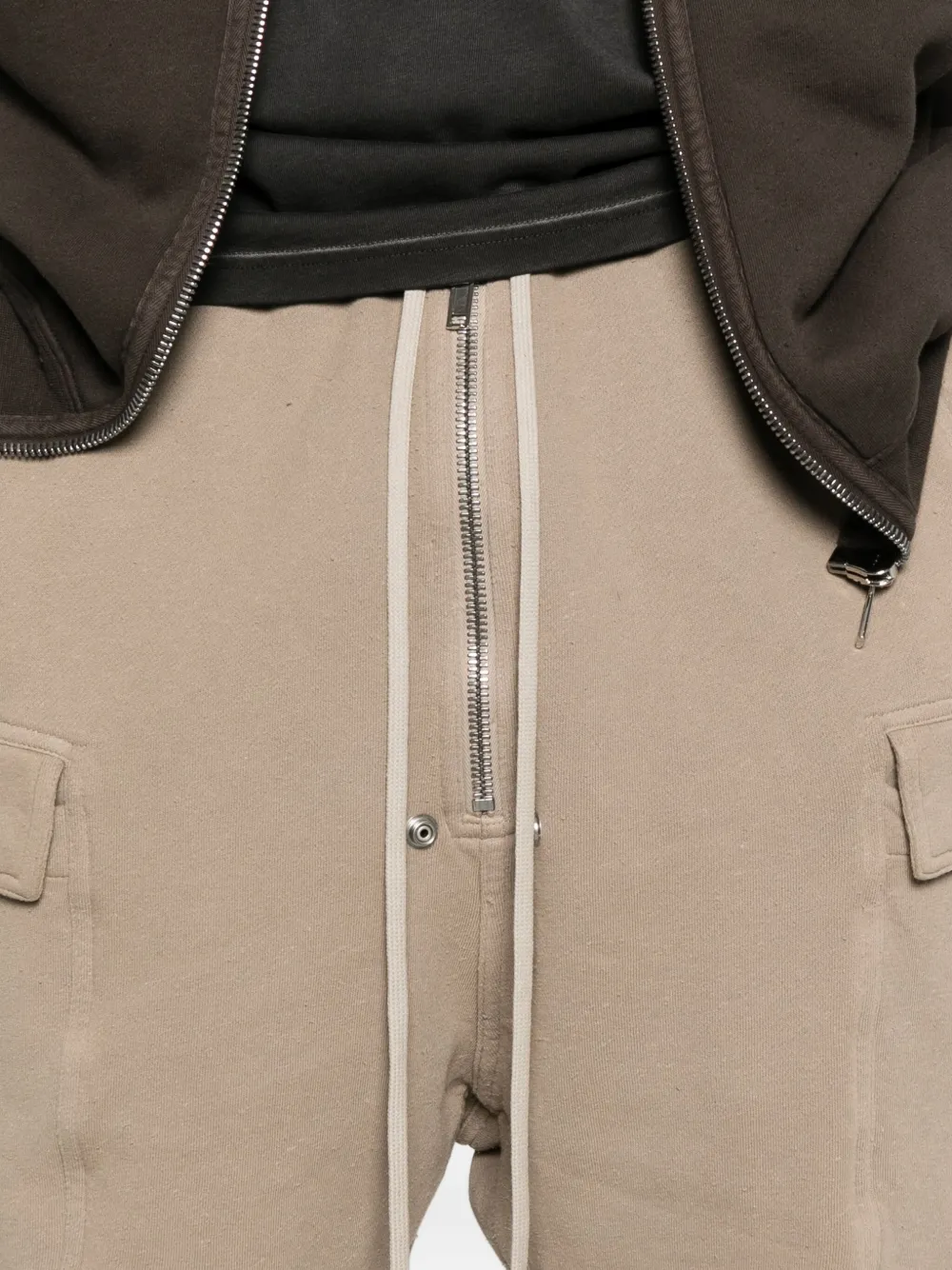 Rick Owens Drkshdw Cargobela Cargo Shorts In Neutral