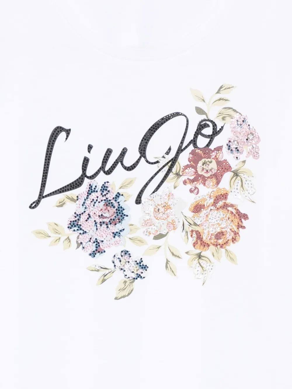 LIU JO T-shirt met logoprint Wit