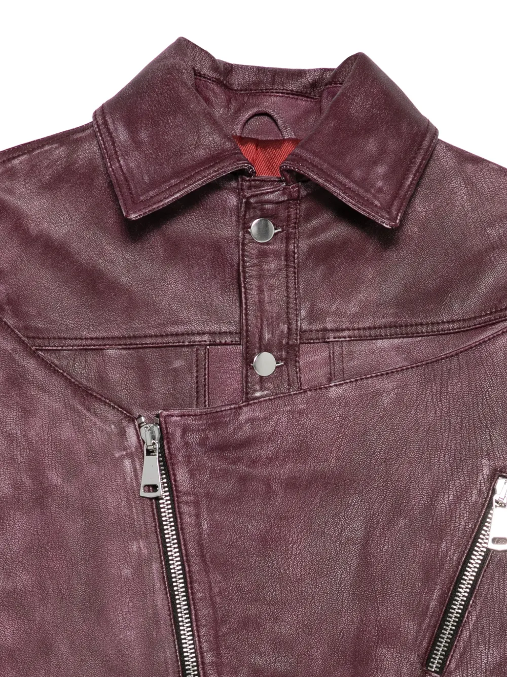 Manokhi Lace-up Detail Jacket In Brown