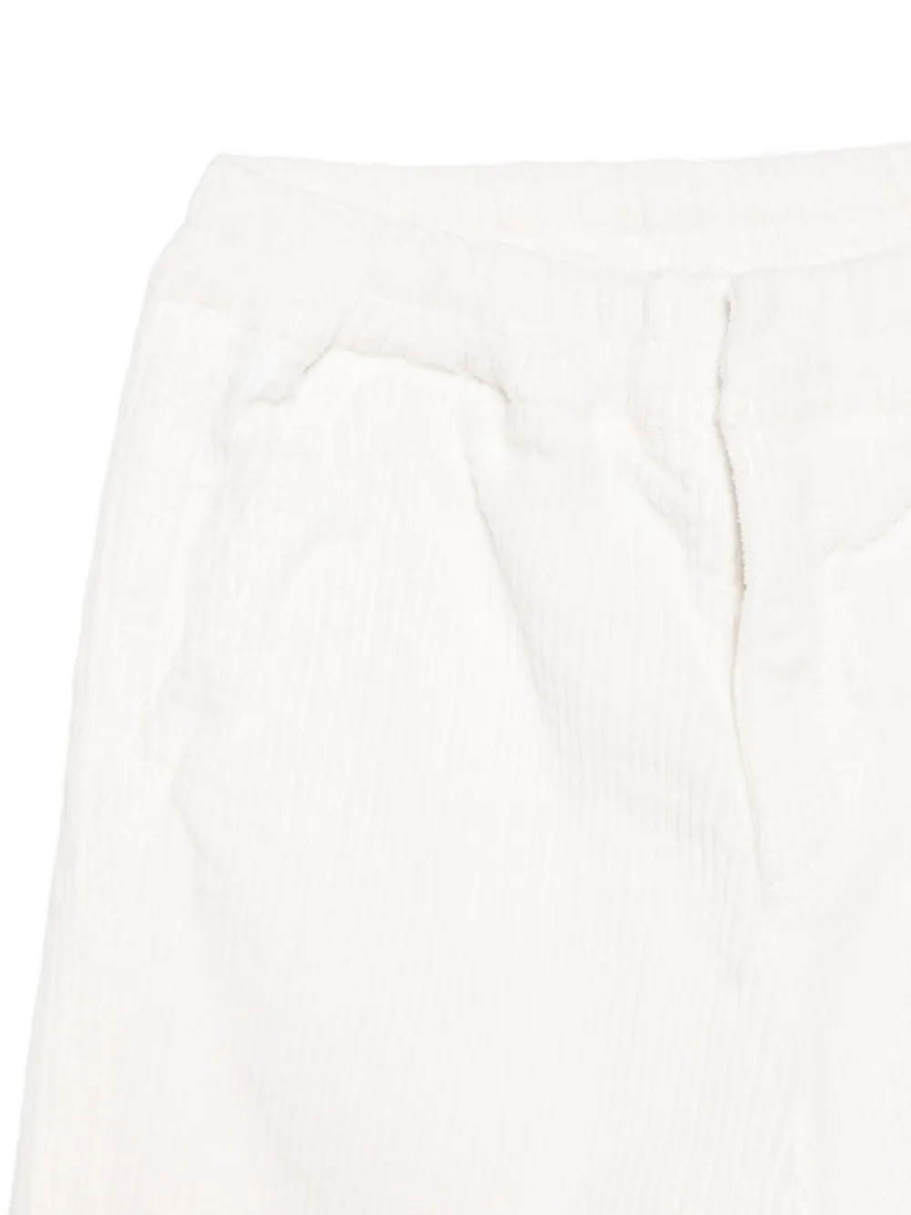 Il Gufo Ribfluwelen broek Wit