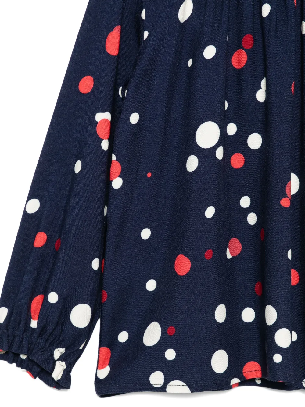 Il Gufo Polka Dot-pattern Blouse In Blue