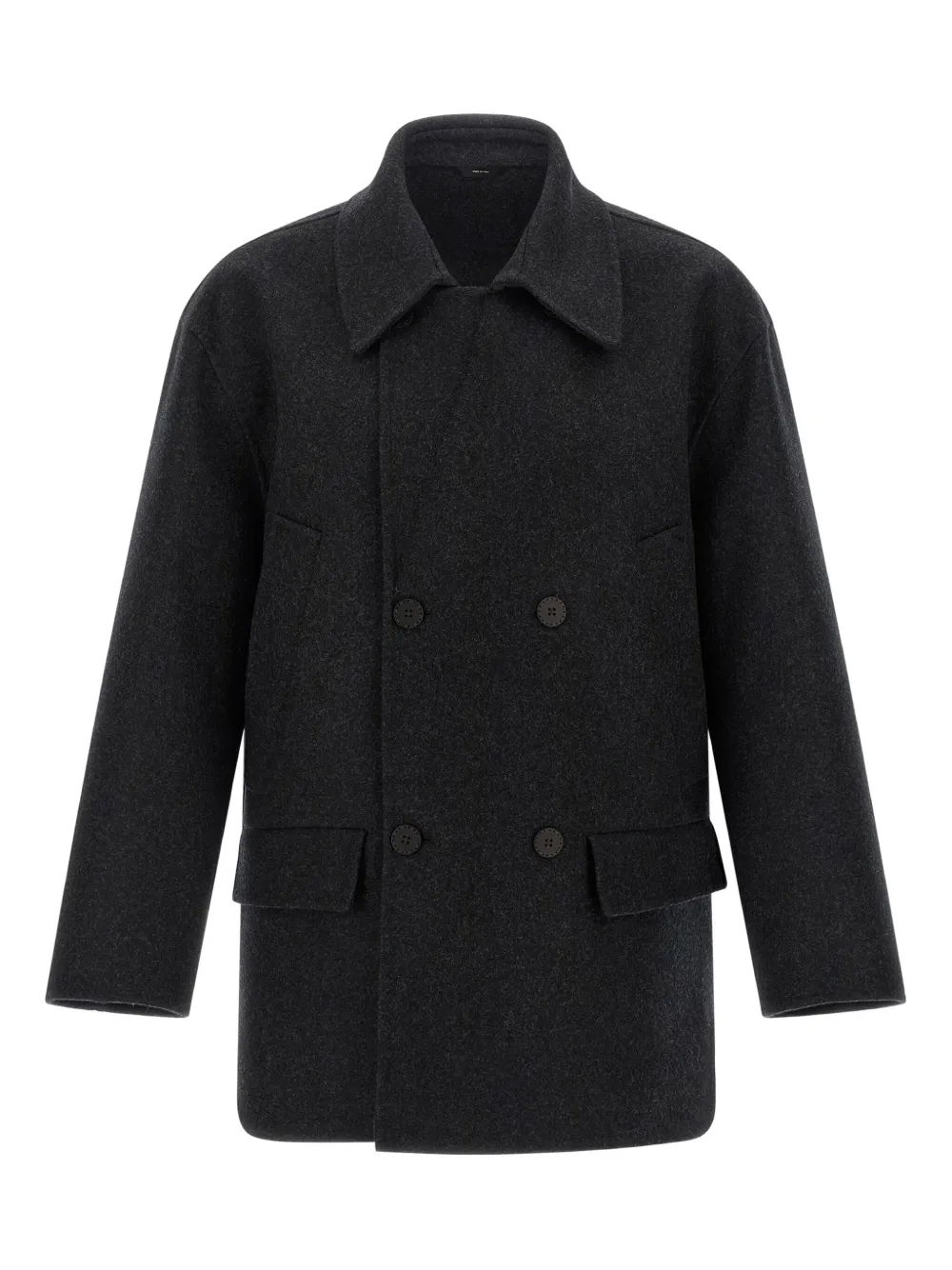 FENDI double-breasted wool coat | Grey | Image 1