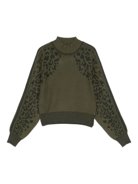 LIU JO animal-print sweater