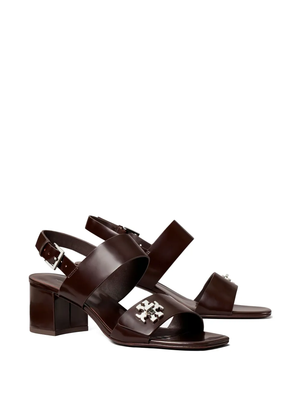 Tory Burch Sandália T-lock com salto 55mm | Sandália com salto | Image 2