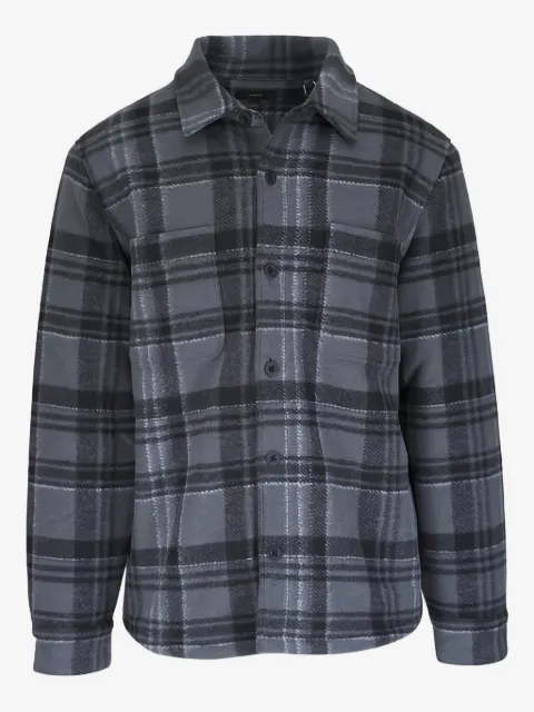 Vince camisa con motivo de cuadros