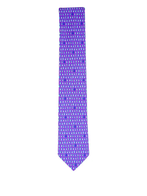 Zegna patterned tie