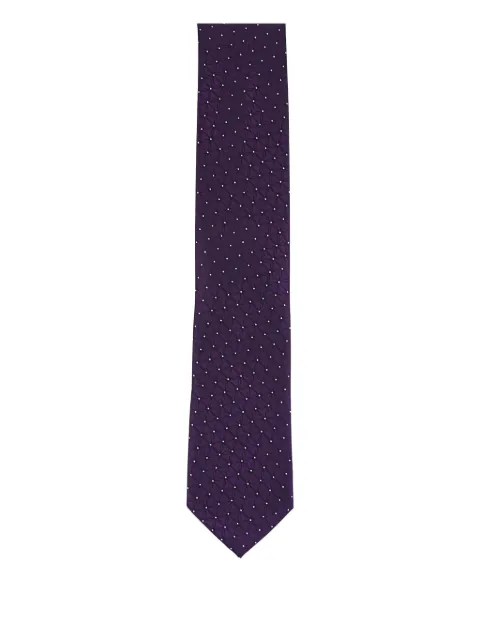 Zegna geometric-pattern tie