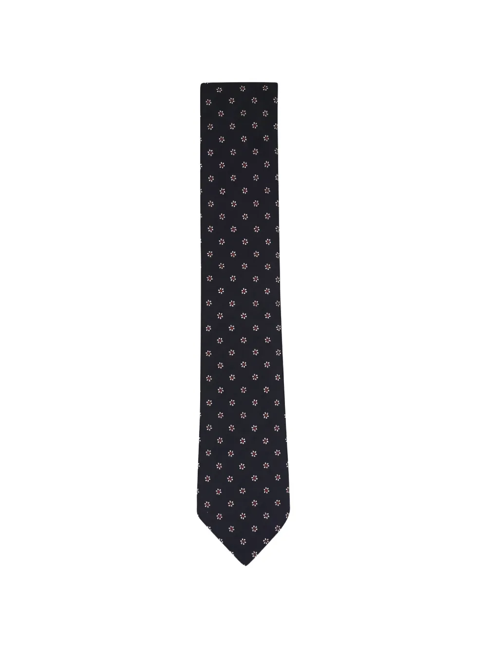 Zegna floral-pattern tie - Blau
