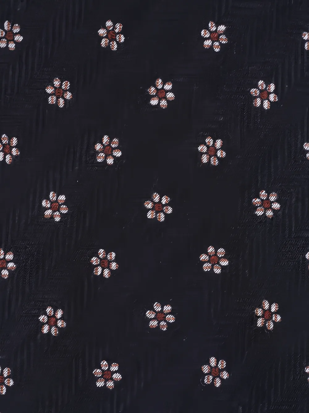 Zegna floral-pattern tie - Blauw