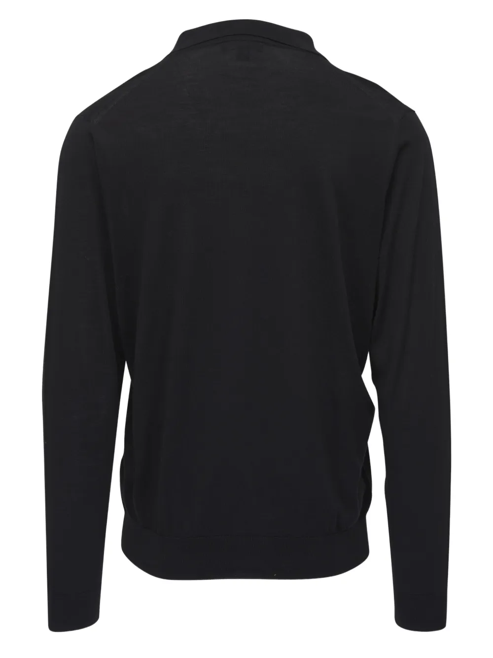 Peter Millar Wollen trui met polokraag - Zwart