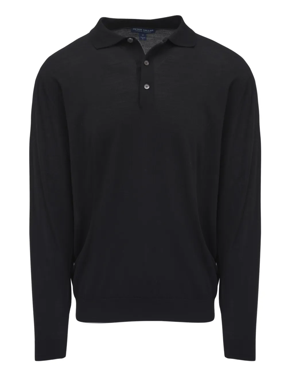 Peter Millar suéter con cuello tipo polo | negro | Image 1
