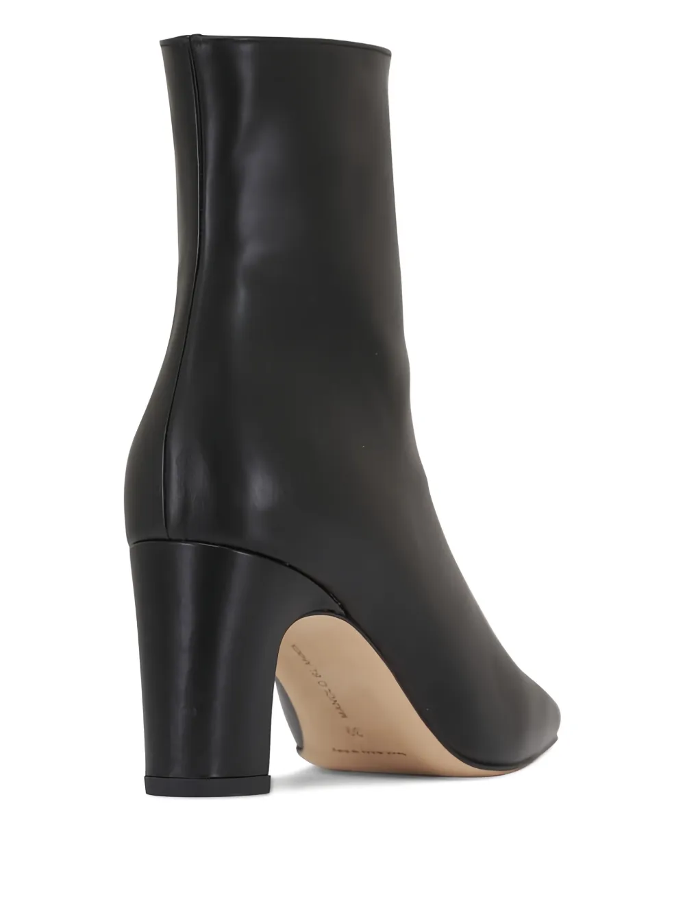 Manolo Blahnik square-toe boots Zwart