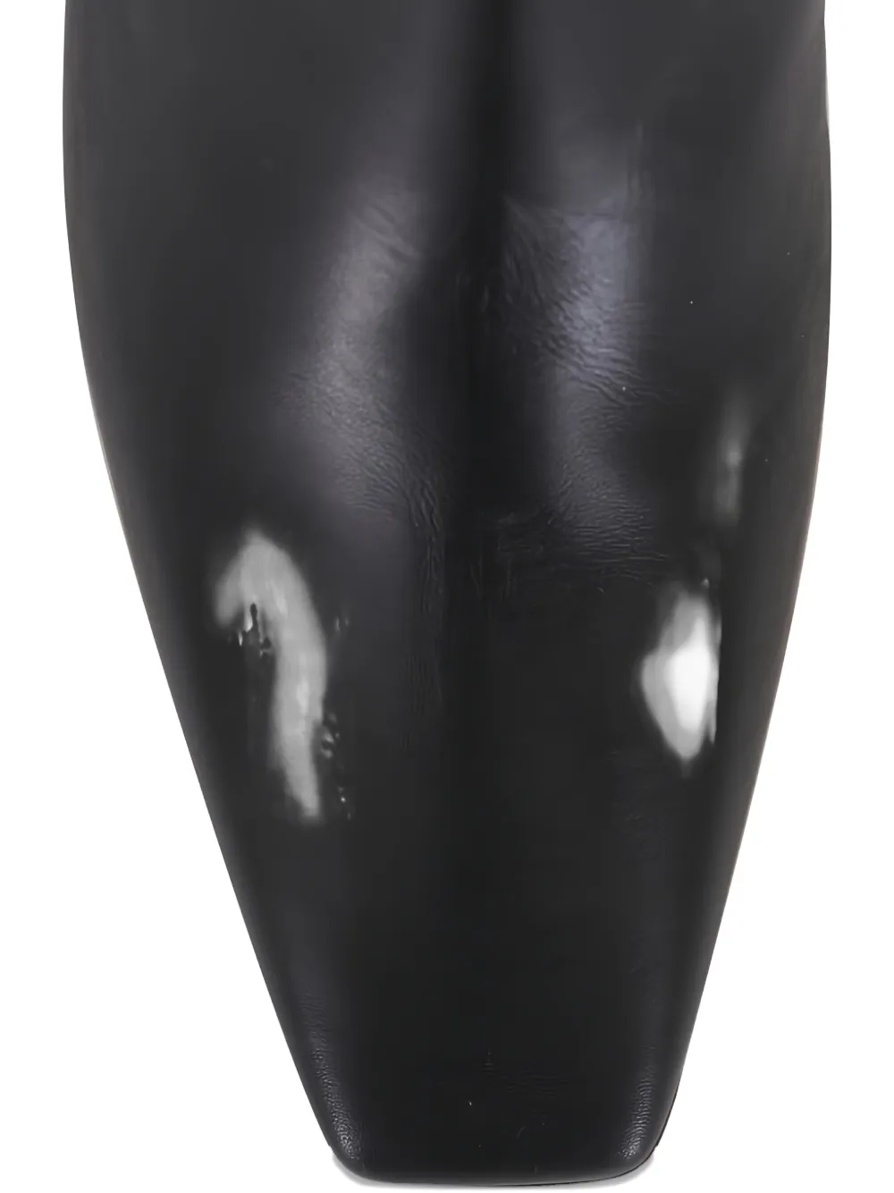 Manolo Blahnik square-toe boots Zwart