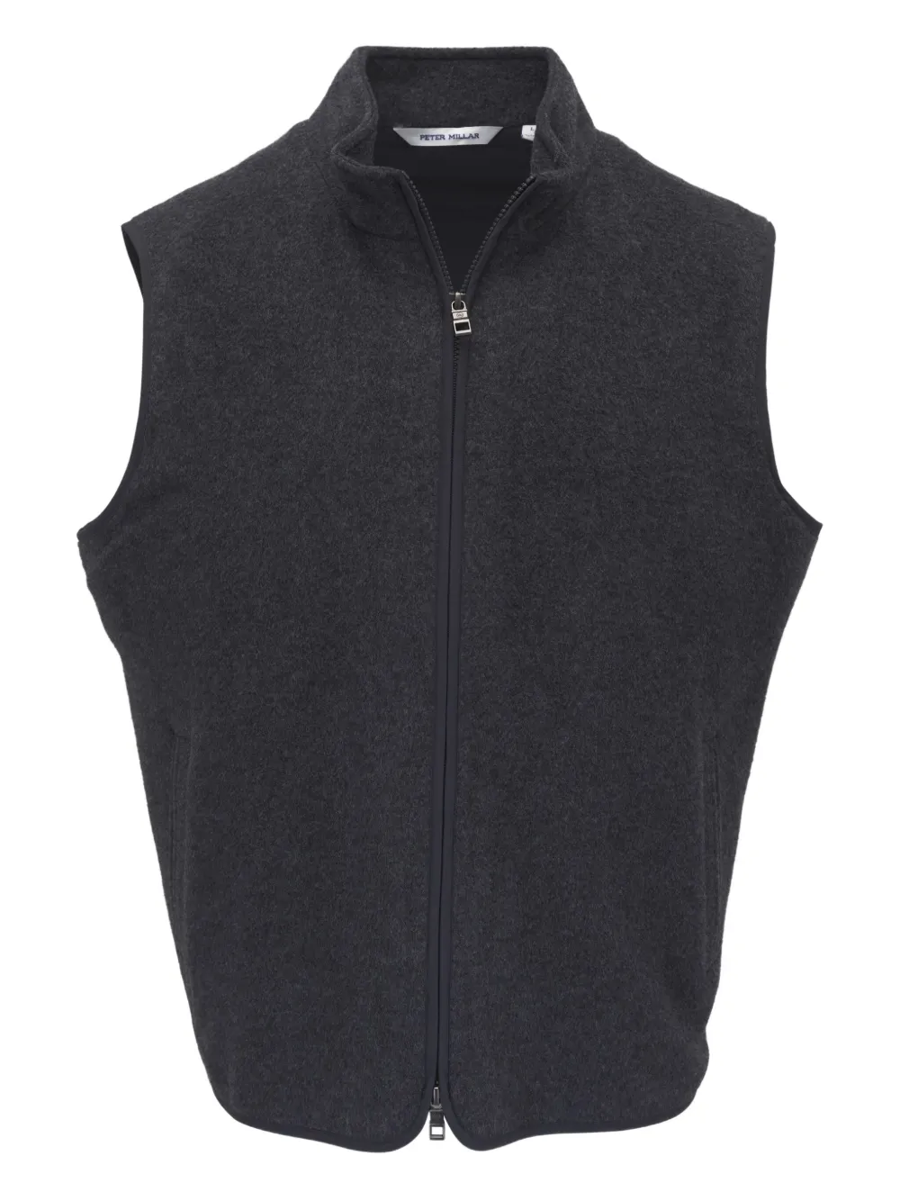 Peter Millar zip-front wool waistcoat | Grey | Image 1