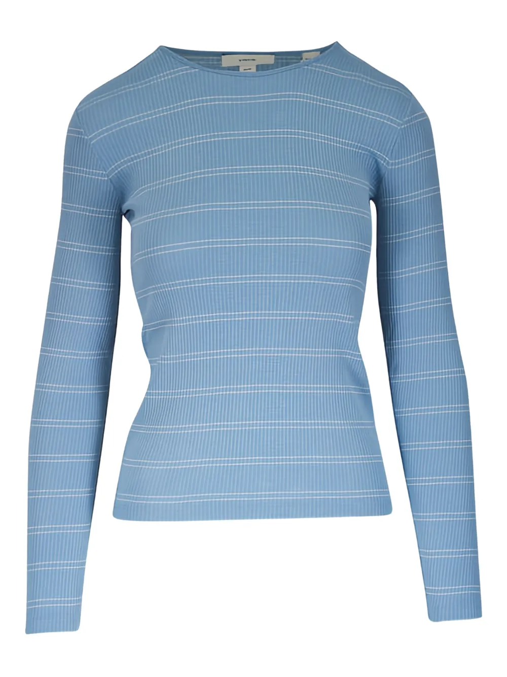Vince striped ribbed top - Blu