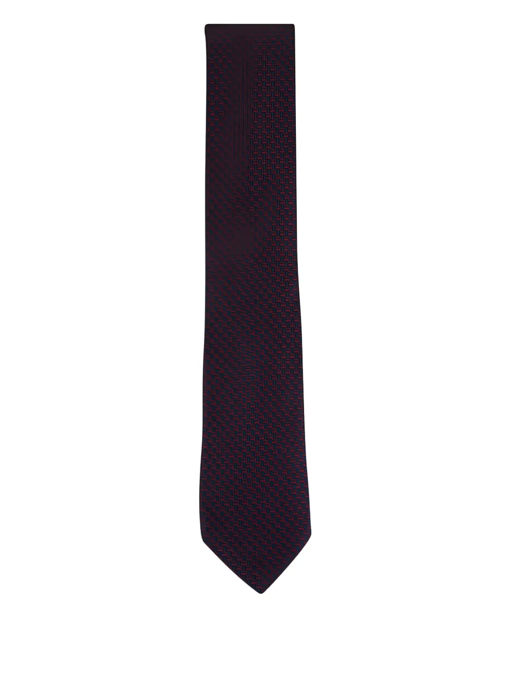 Zegna woven tie - Rosso