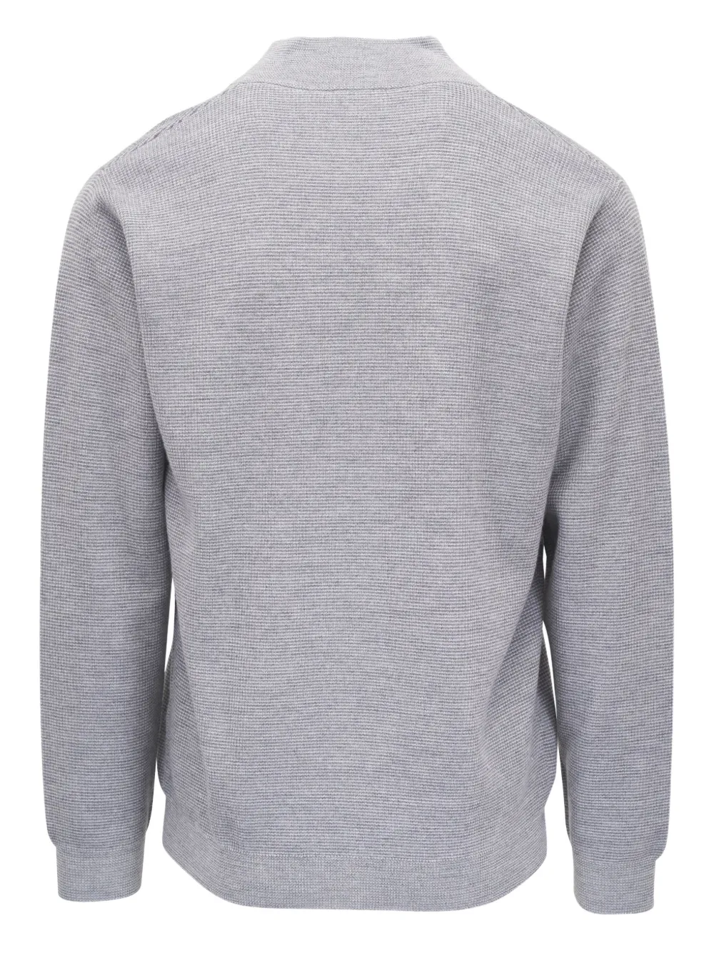 Peter Millar Trui met halve rits - Grijs