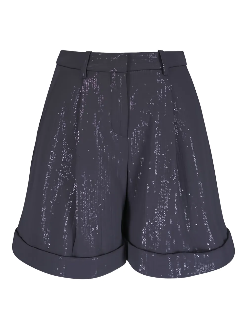 TWP Cisco sequin cuffed shorts | Blue | Image 1