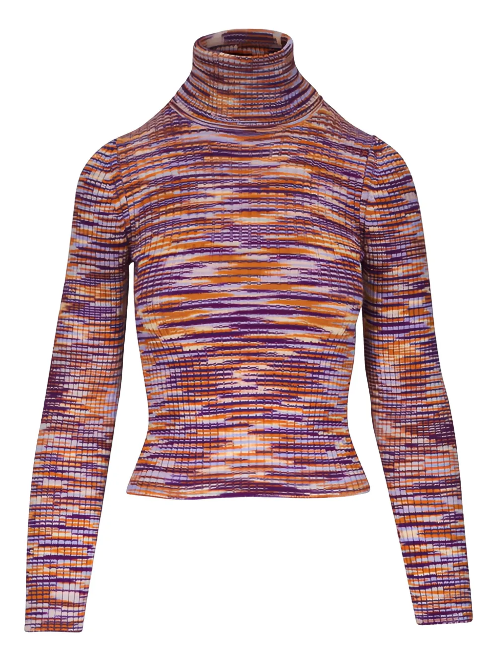 MOTHER stripe turtleneck sweater - Viola