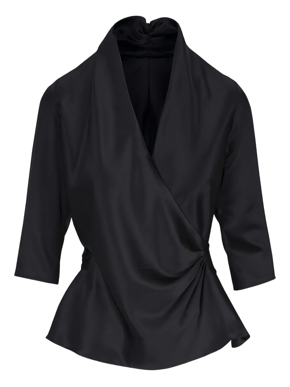 Peter Cohen Blusa con cintura - Nero