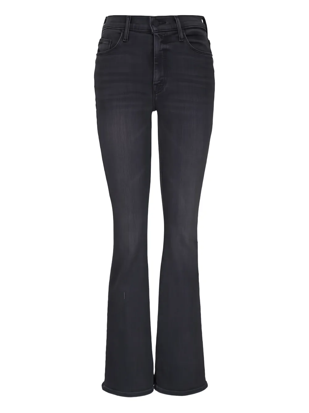 MOTHER belt-loops flared jeans - Grigio