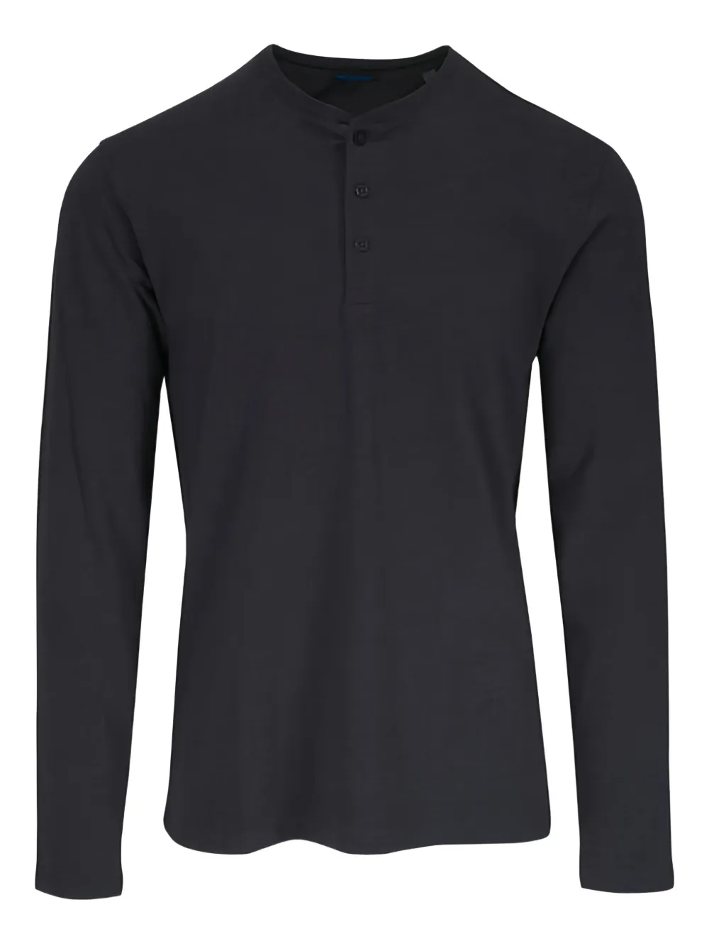 Pya 长袖纽扣T恤 | 黑色 | Image 1