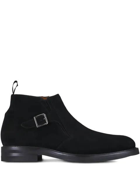 Ron White botas de gamuza con hebilla