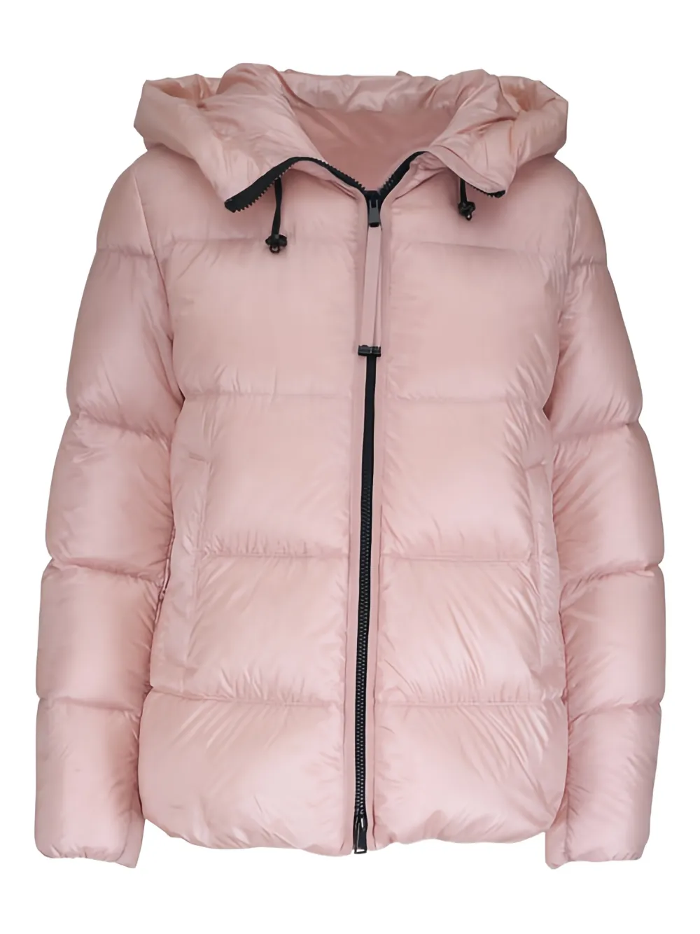 Moncler hooded drawstring coat | Pink | Image 1