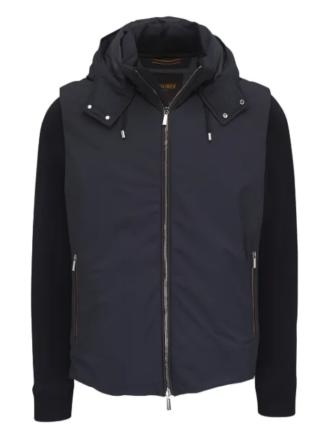 Moorer hooded zip jacket