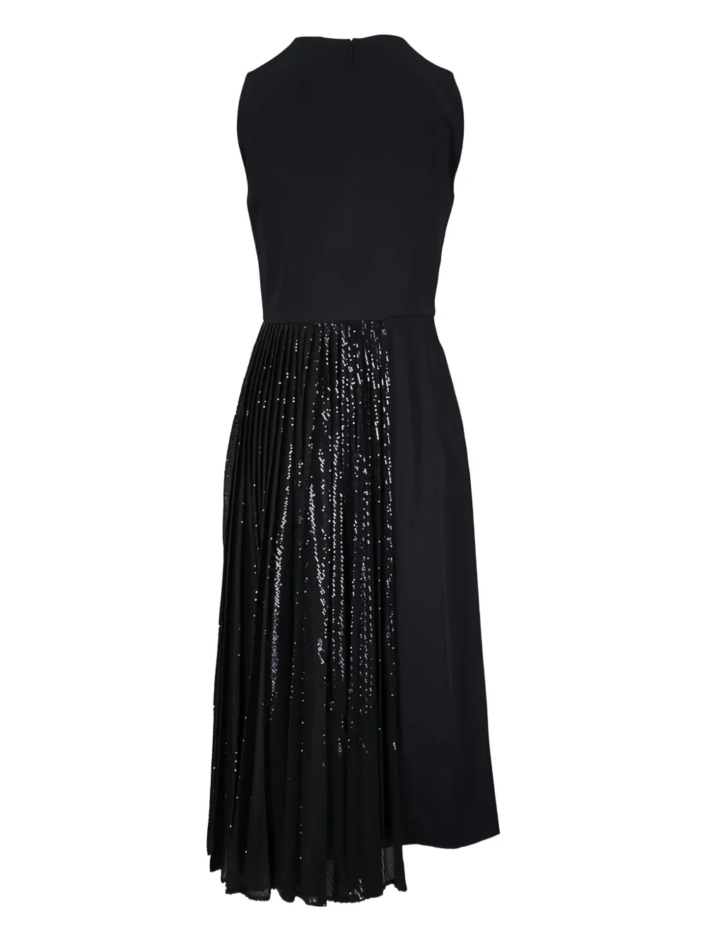 Michael Kors sequin pleated dress - Zwart