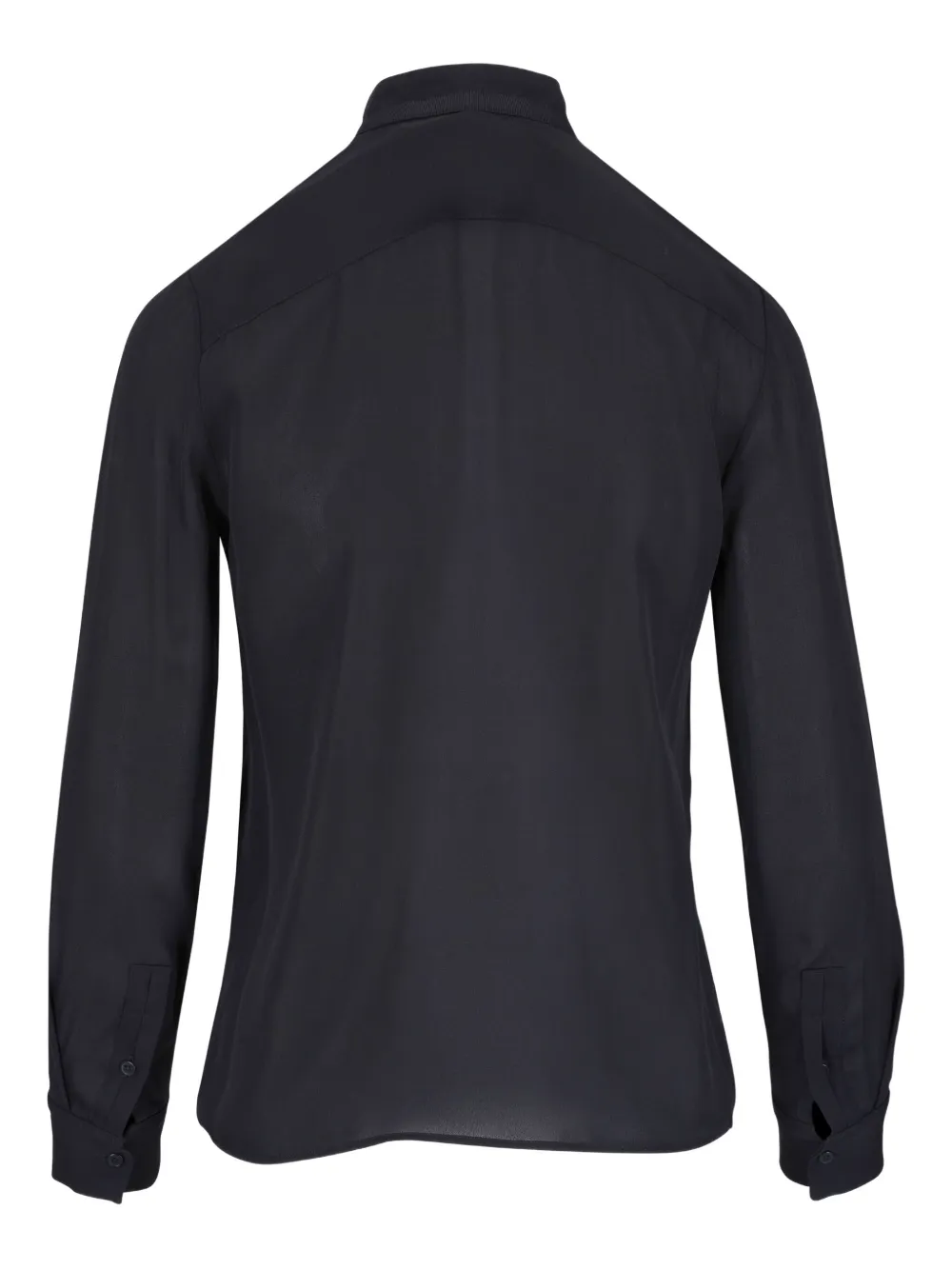 Nili Lotan Bertille blouse met ruches - Zwart