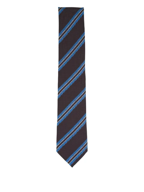 Zegna corbata con motivo de rayas