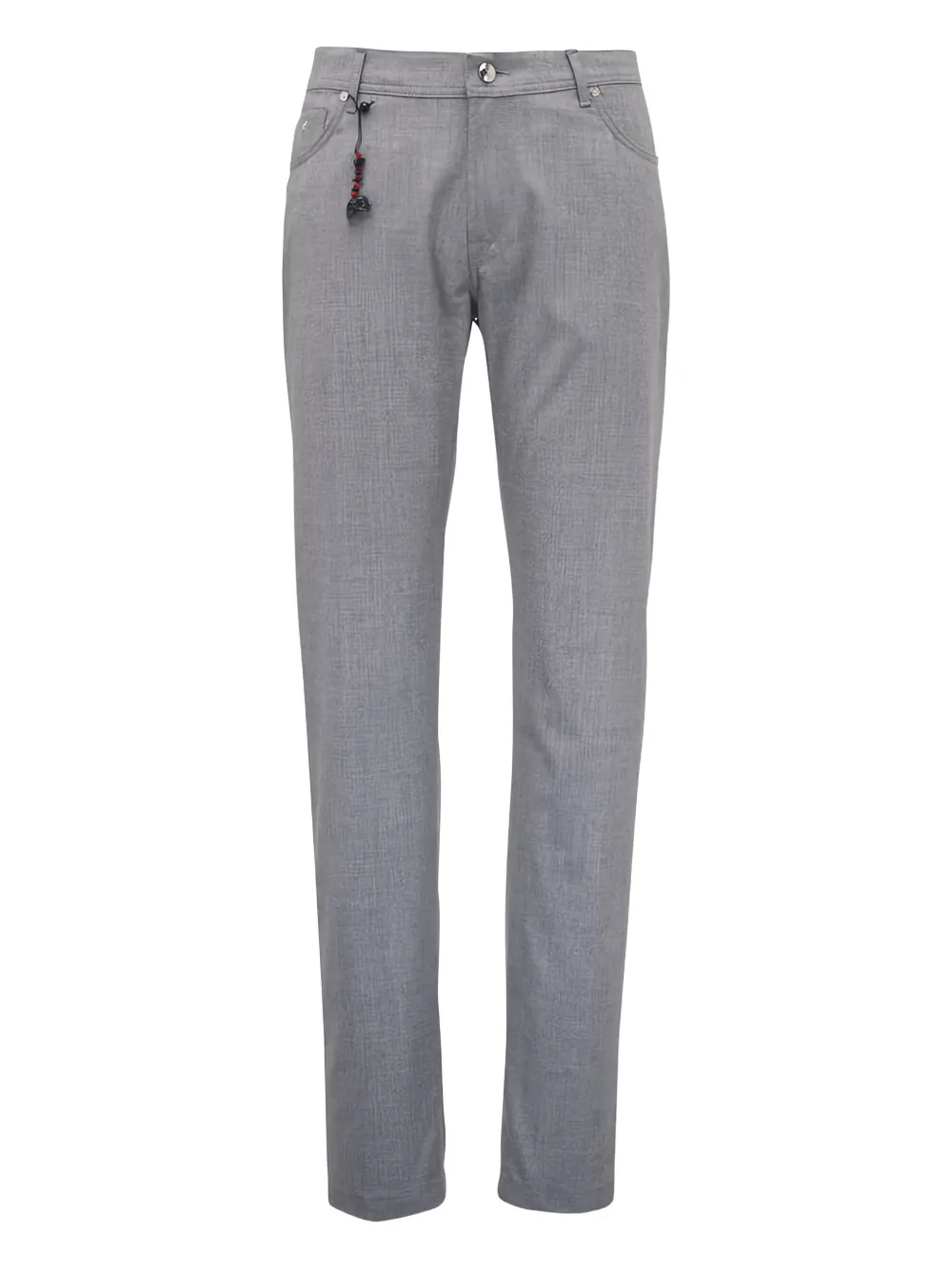 Marco Pescarolo slim-fit trousers - Grigio
