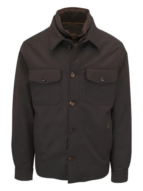 Moorer Vido-SKT hooded pocket coat