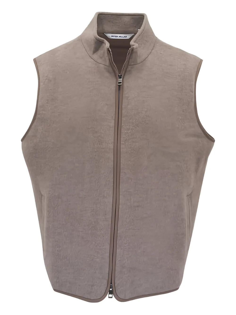 Peter Millar zip collarless gilet - Neutrals