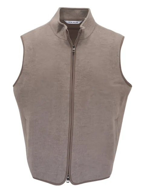 Peter Millar zip collarless gilet
