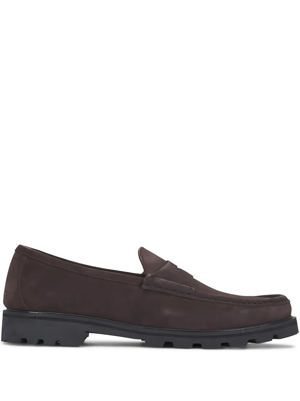 MARTIN DINGMAN Addison round-toe loafers - Marrone