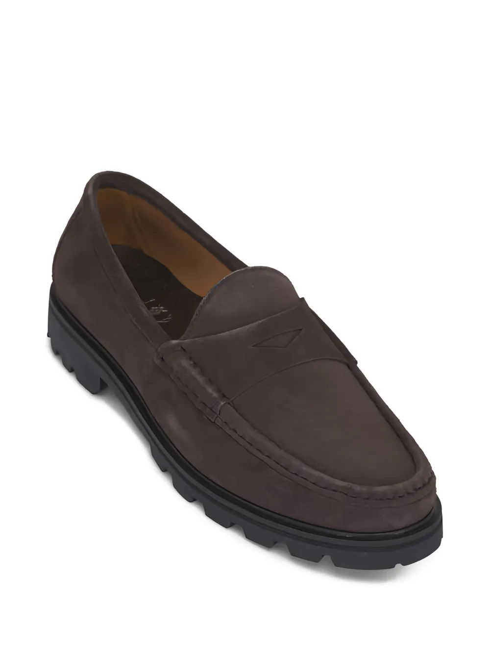 MARTIN DINGMAN Addison loafers met ronde neus - Bruin