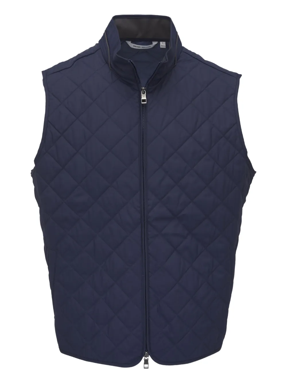 Peter Millar quilted diamond-pattern gilet | Blue | Image 1