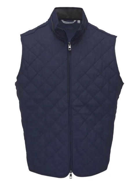 Peter Millar quilted diamond-pattern gilet