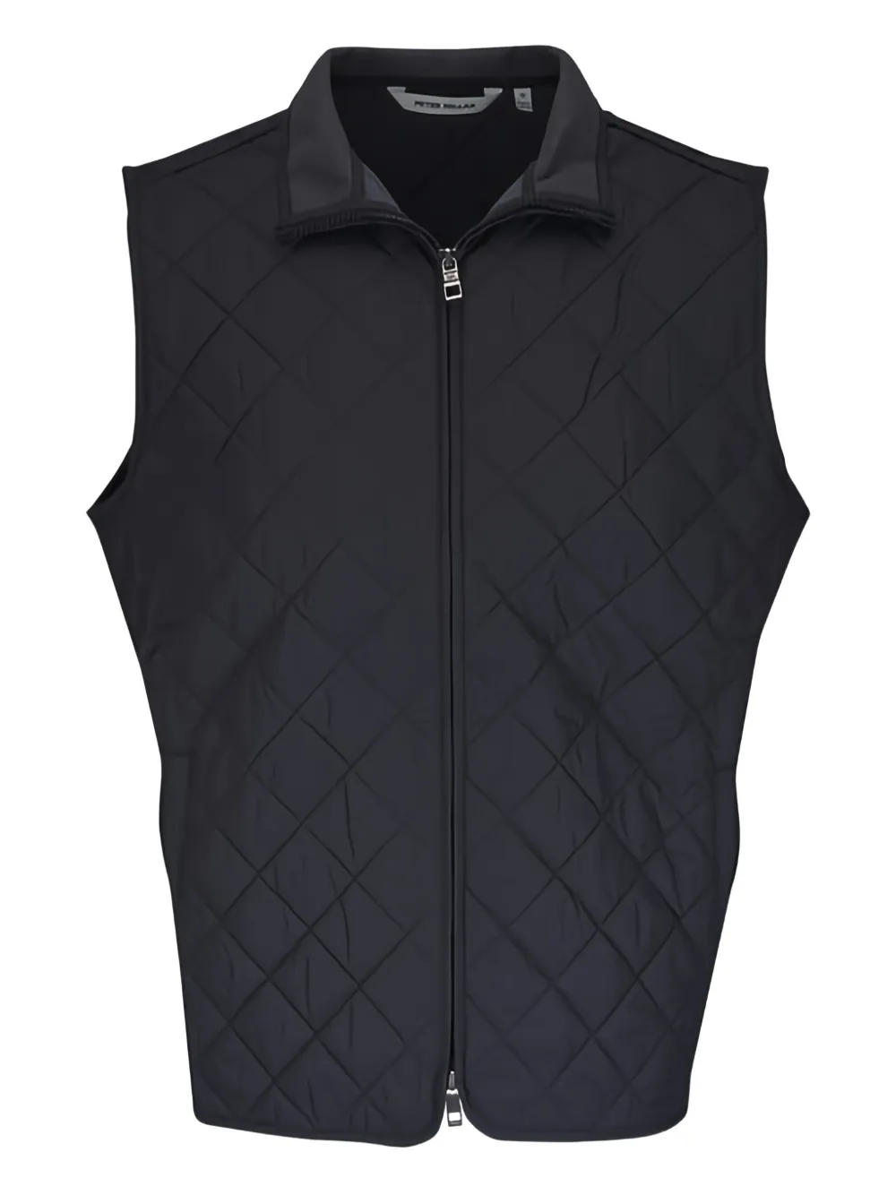 Peter Millar quilted zip-up gilet - Black