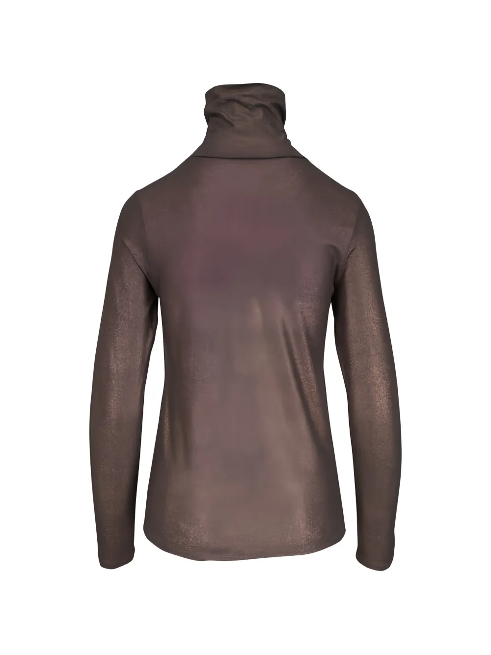  Majestic Filatures Turtleneck Long-sleeve Top - Brown 