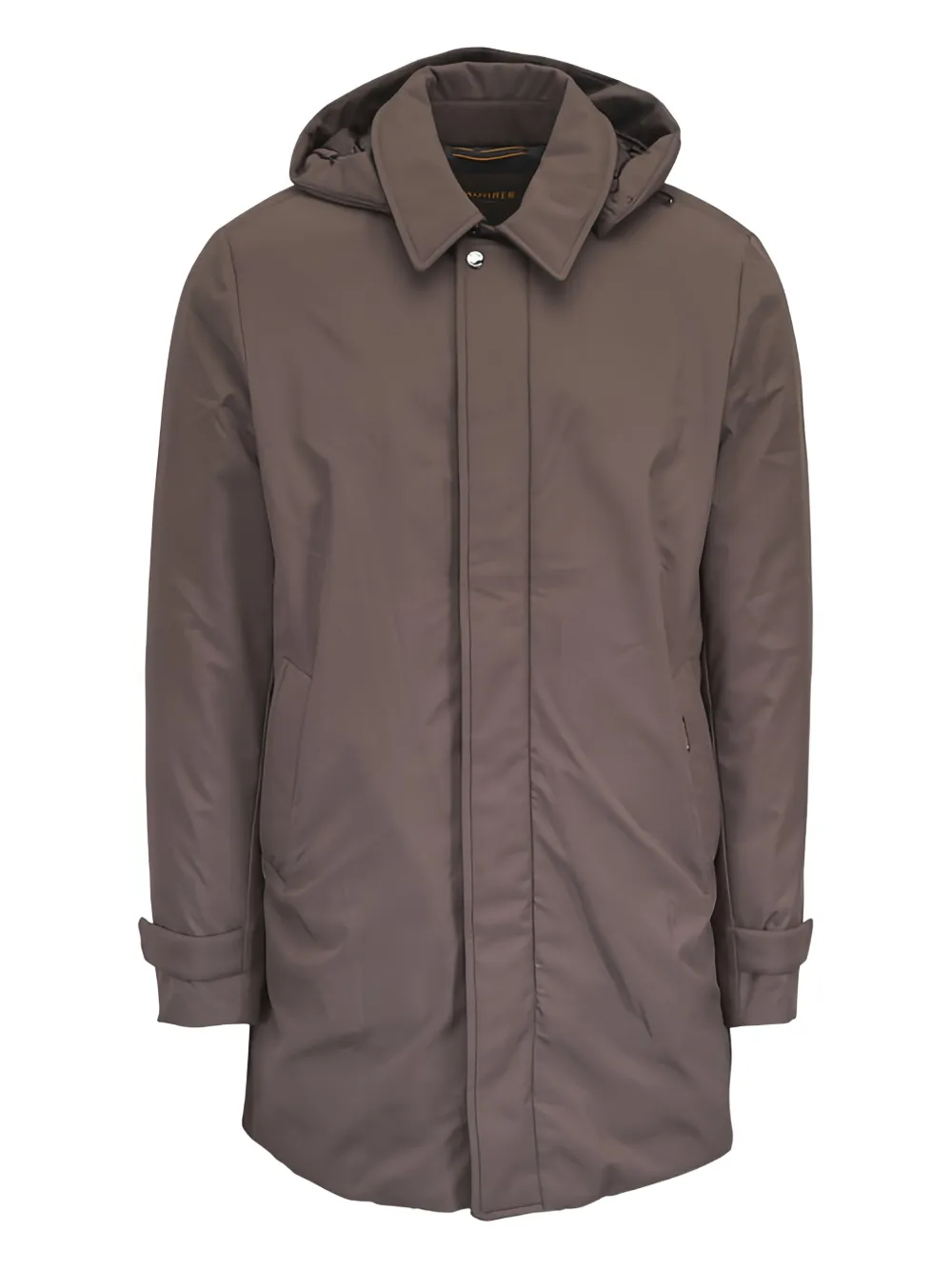 Moorer Vido-SKT hooded coat - Marrone