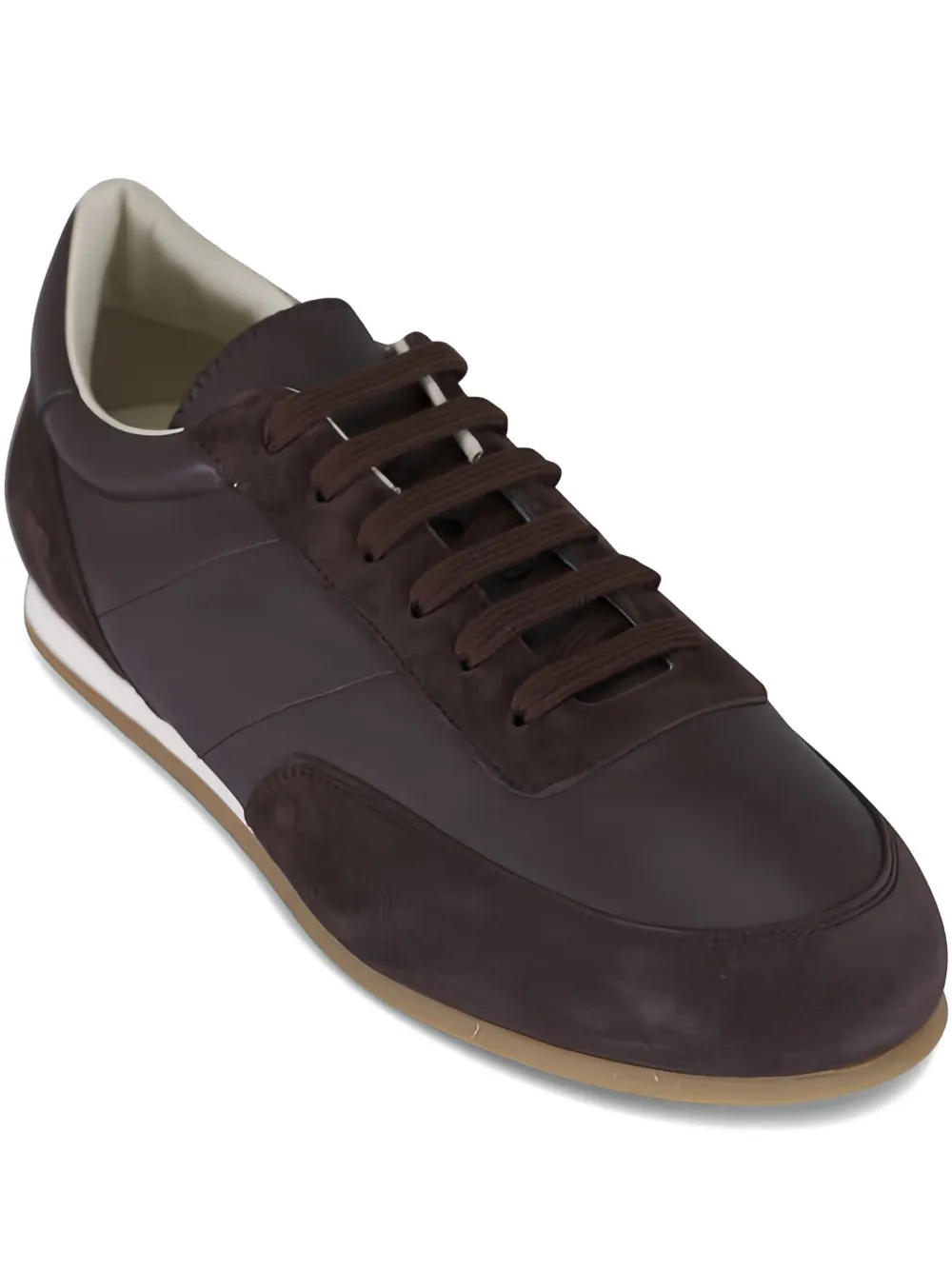 Common Projects suede panel trainers | Brown | Image 1