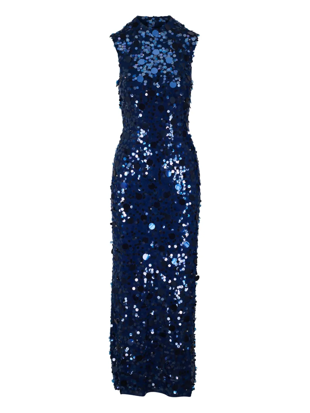 Carolina Herrera sequin-embellished sleeveless dress | Blue | Image 1