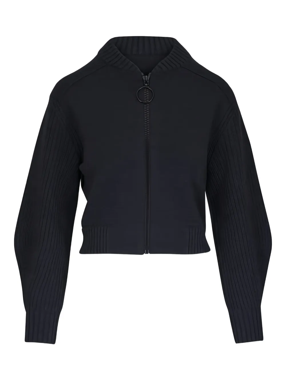 Akris Punto ribbed zip cardigan - Black