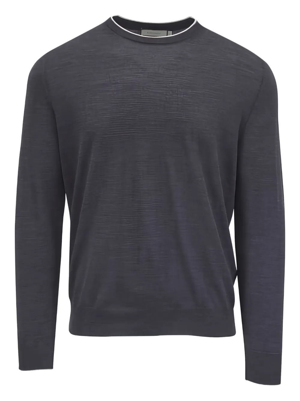 Canali trim detail jumper | Grey | Image 1