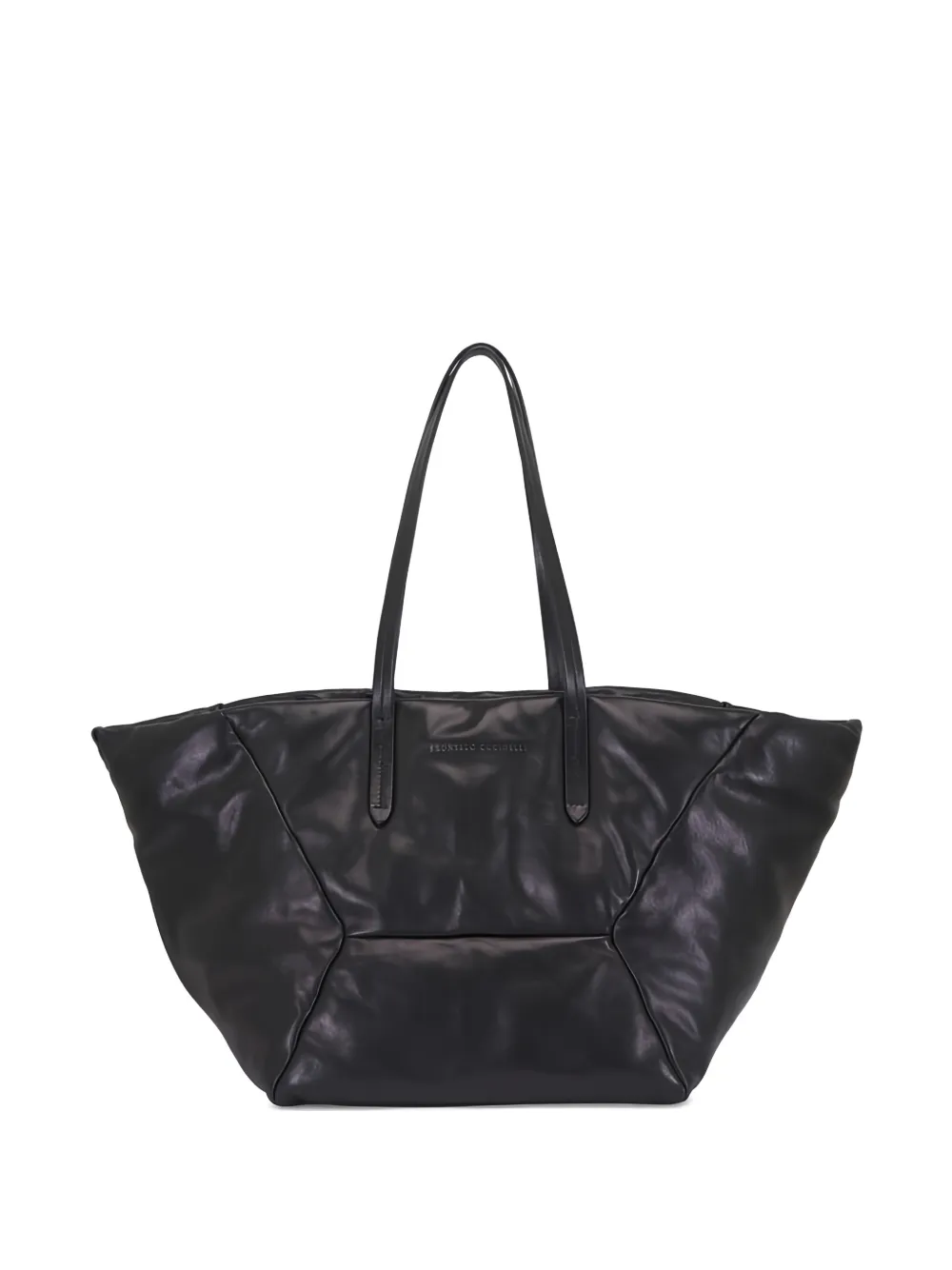 Brunello Cucinelli Borsa tote Duo media - Nero